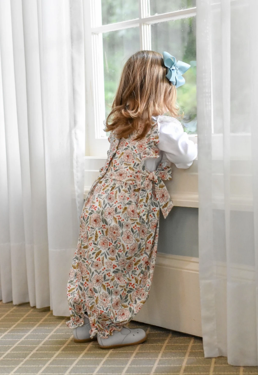 Ruthie Long Bubble | Floral Knit