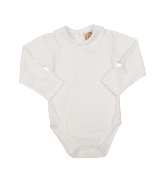 Peter Pan Shirt | Pima Long Sleeve | Worth Avenue White