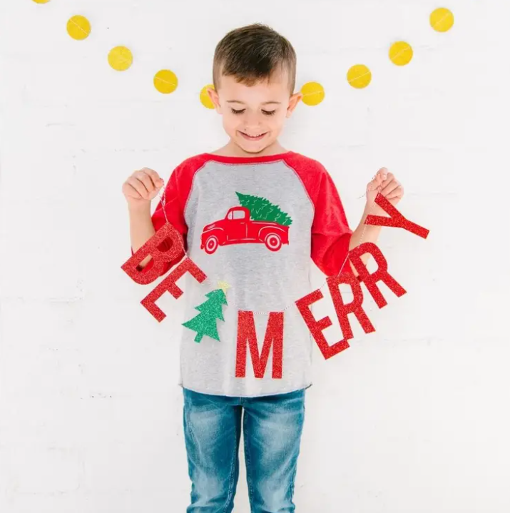 Christmas Truck Long Sleeve Shirt