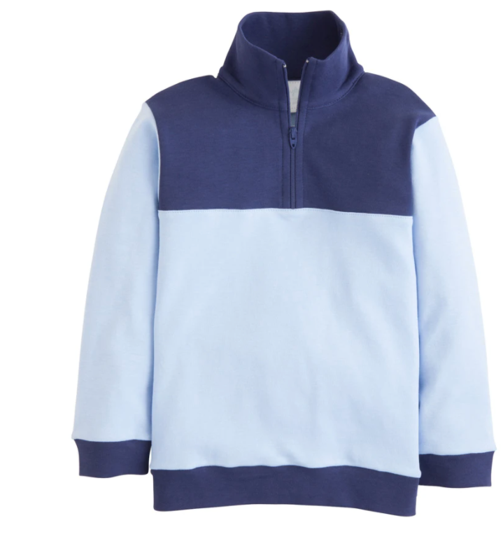Hastings Half Zip | Light Blue