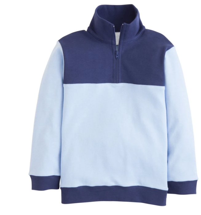 Hastings Half Zip | Light Blue