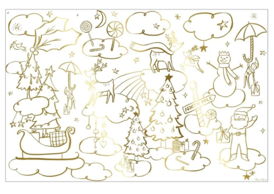 Christmas Coloring Poster