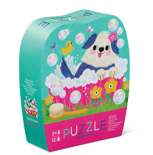 12 pc. Mini Puzzle | Bath Day