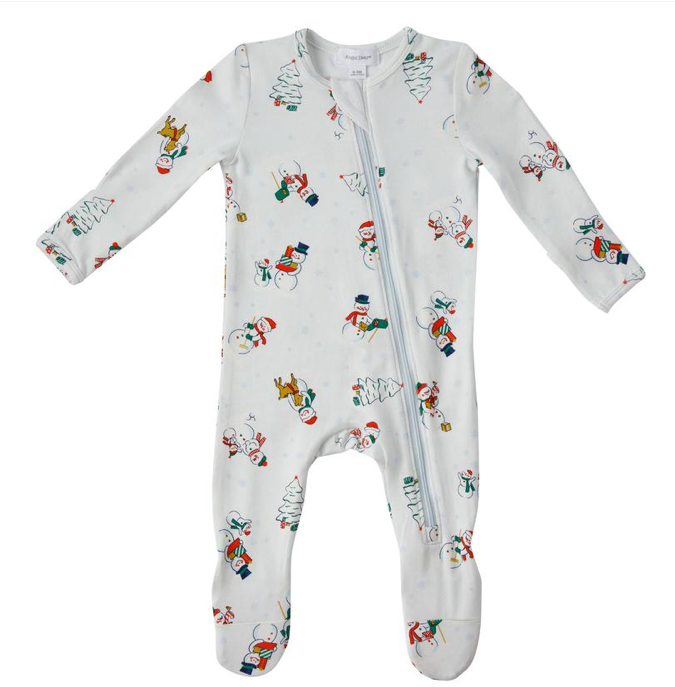 Snowfolk Zipper Footie