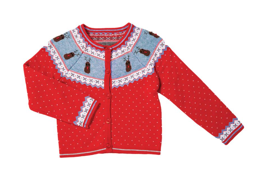 Reindeer Knit Cardigan