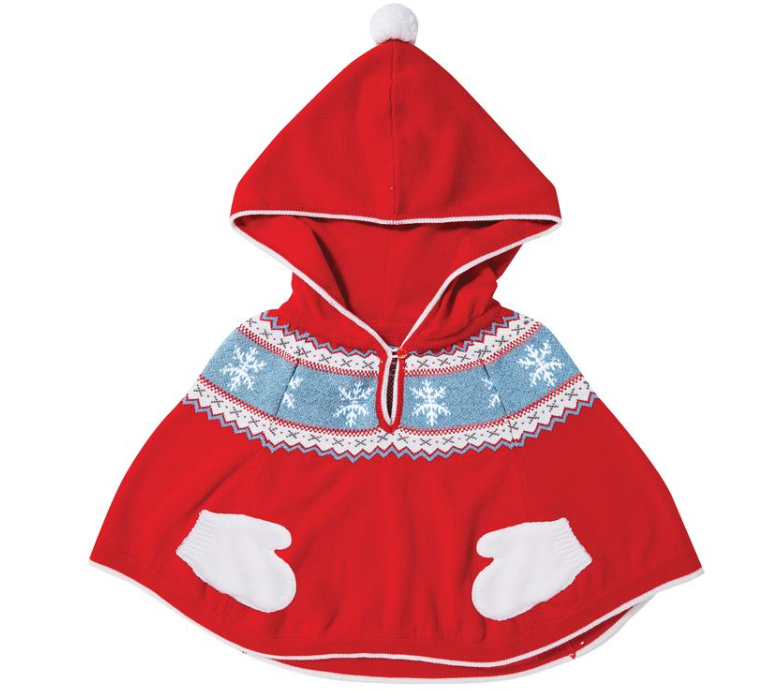 Reindeer Knits Poncho
