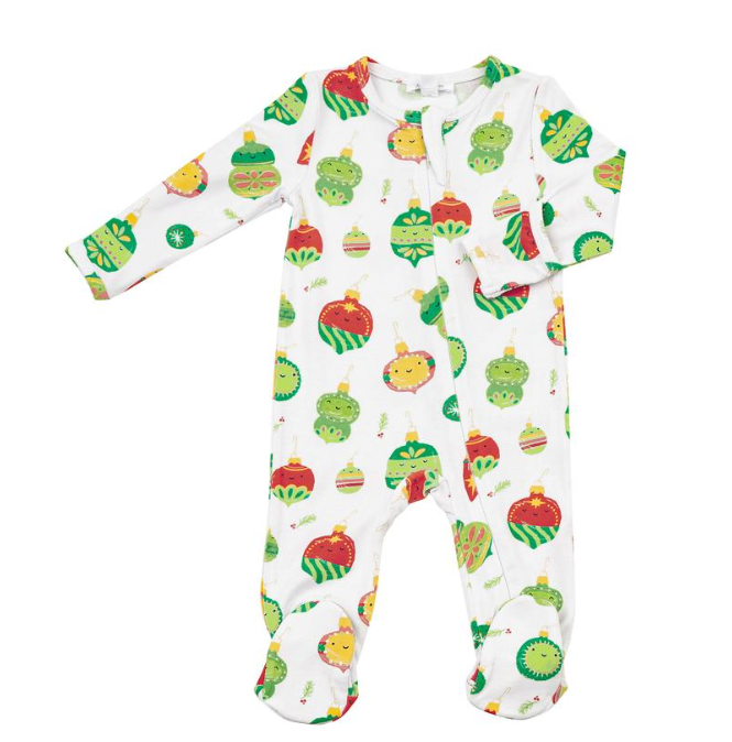 Shiny Brite Ornaments Zipper Footie
