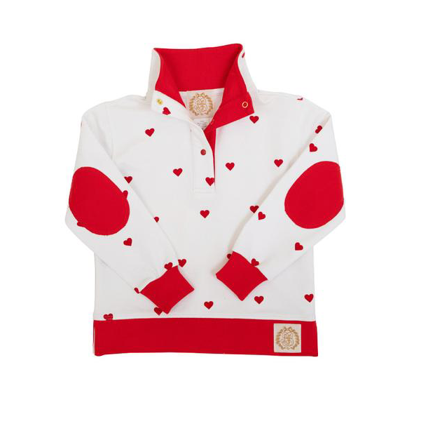 Pendleton Popped Collar | Heart Eyes with Richmond Red