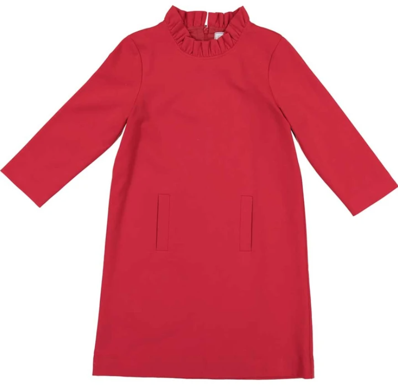 Claudia Dress | Lipstick Red