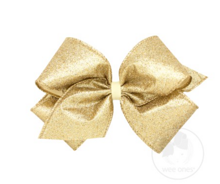 King Party Glitter Bow