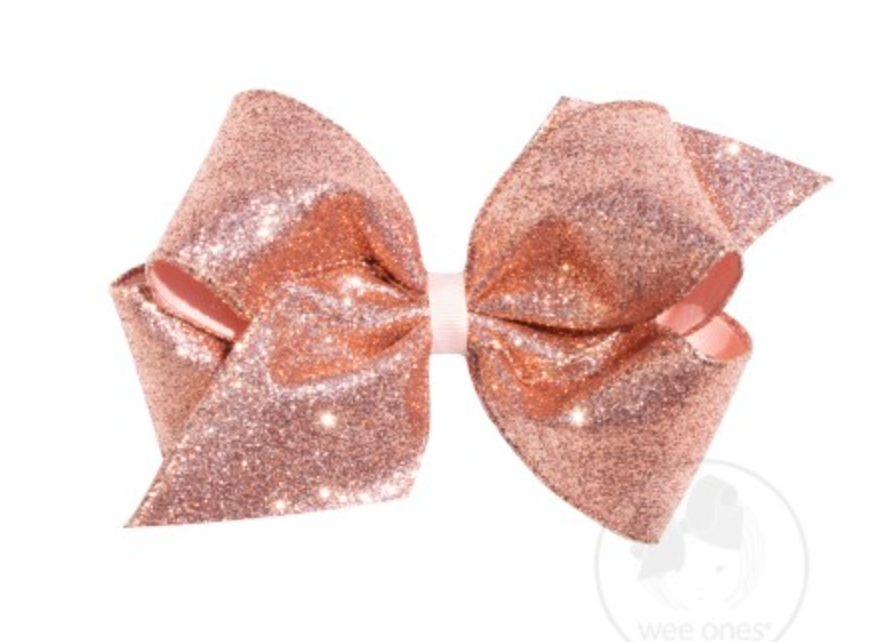 King Party Glitter Bow