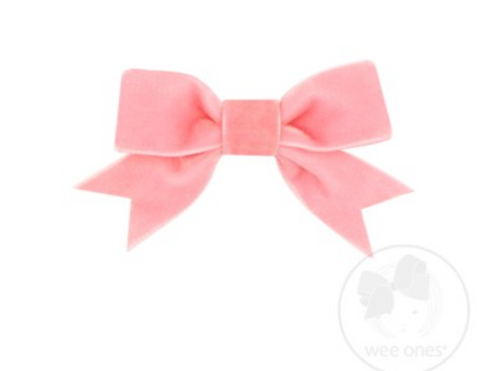 Mini Velvet Bow with Fancy Tail