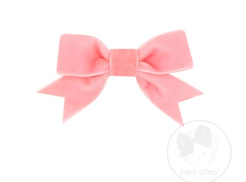 Mini Velvet Bow with Fancy Tail