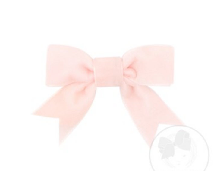 Mini Velvet Bow with Fancy Tail