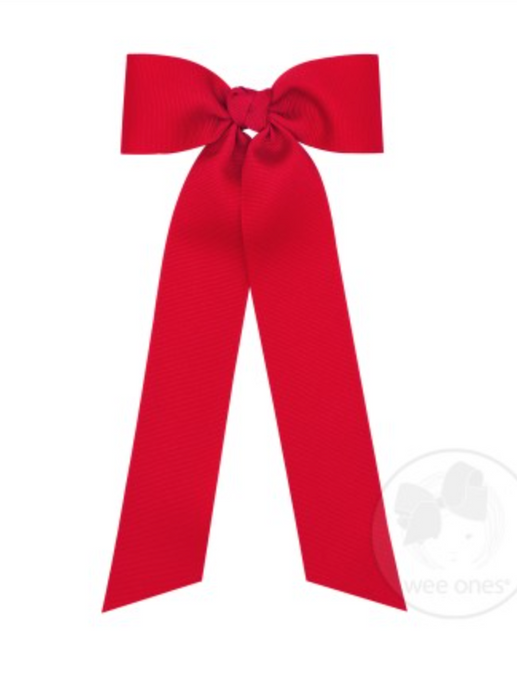 Medium Grosgrain Bow with Streamer Tails