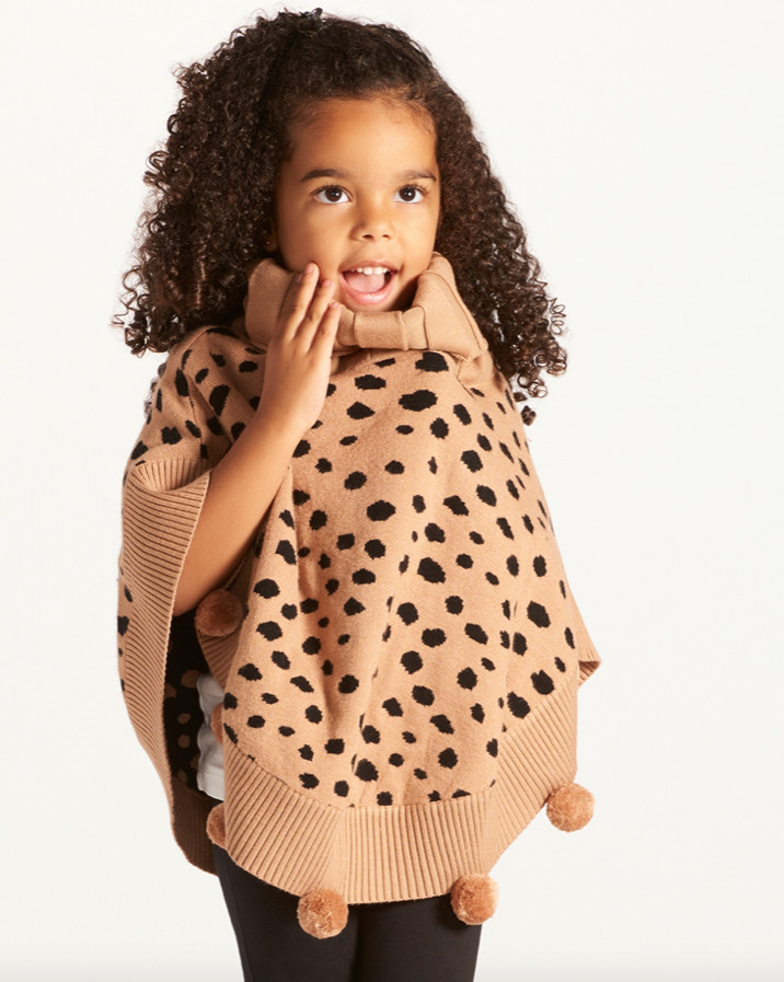 Leopard Poncho