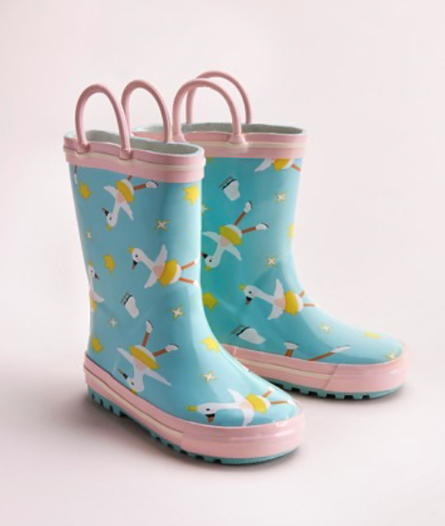 Swan Rubber Rain Boots
