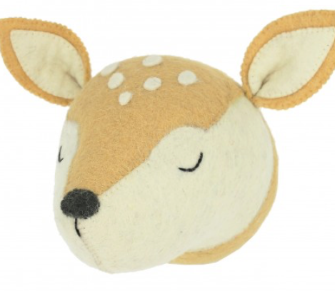 Mini Sleepy Deer Head