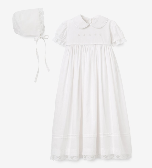 Girls' Christening Gown & Bonnet