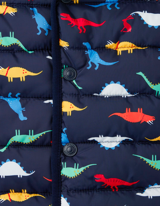 Dinosaur Printed Padded Coat