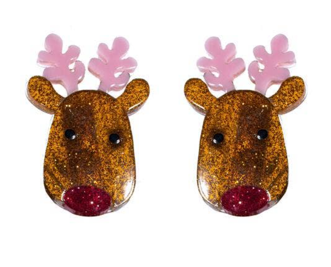 Reindeer Alligator Clip