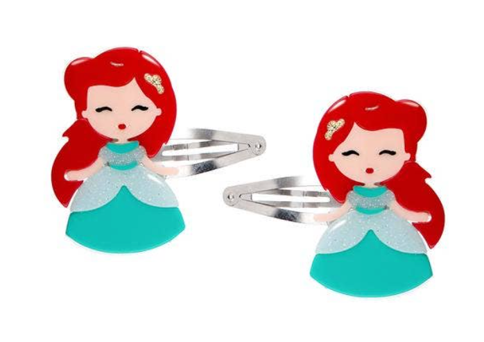 Cute Doll Hair Clips - Red Head | Snap Clip