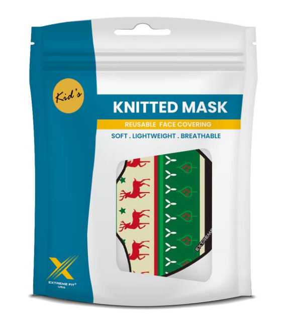 Kids Christmas Cloth Face Mask