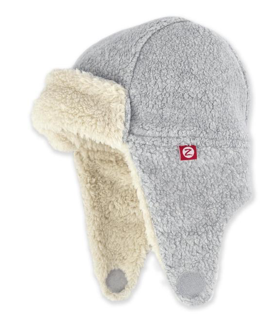 Furry Fleece Trapper Hat | Gray