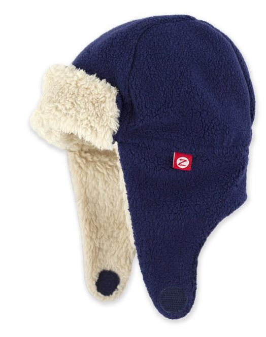 Furry Fleece Trapper Hat | True Navy