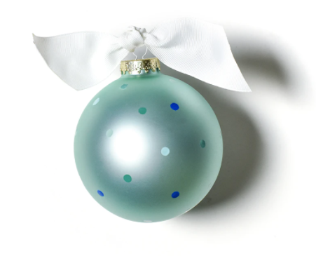 It's A Boy Glass Ornament