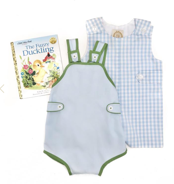 Skipper Sunsuit | Buckhead Blue | Grenada Green