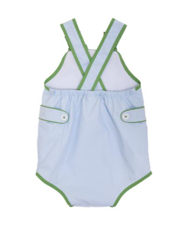 Skipper Sunsuit | Buckhead Blue | Grenada Green