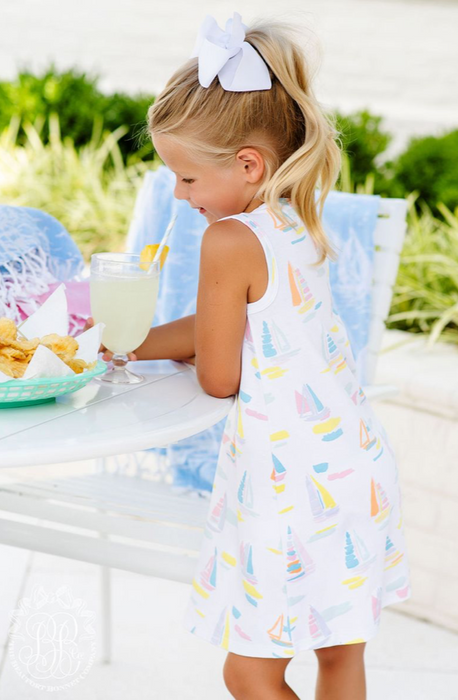 Sleeveless Polly Play Dress | Sandyport Sailboat