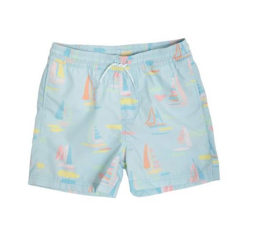 Tortolo Swim Trunks | Sandyport Sailboats Blue