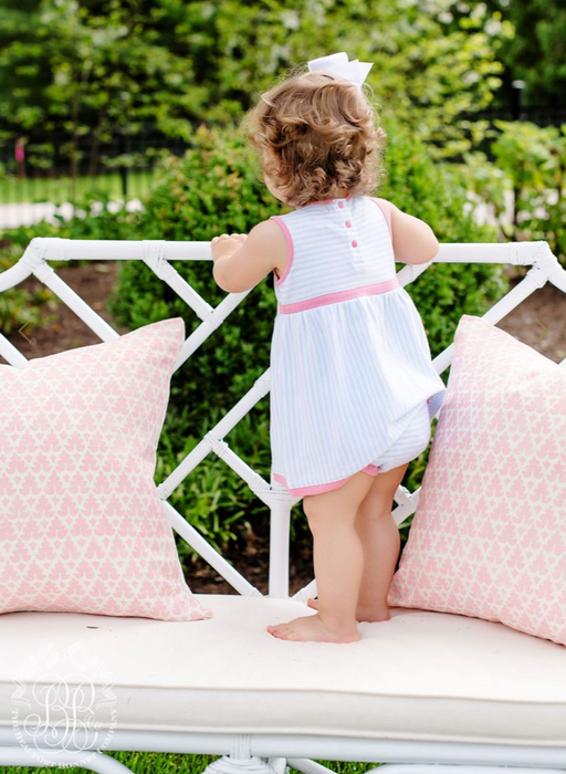 Eliza's Little Set | Buckhead Blue Stripe | Hamptons Hot Pink