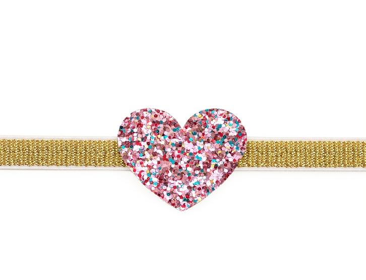 Confetti Heart Soft Headband