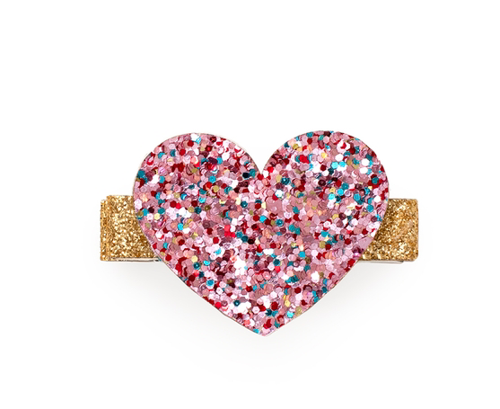 Confetti Heart Clip