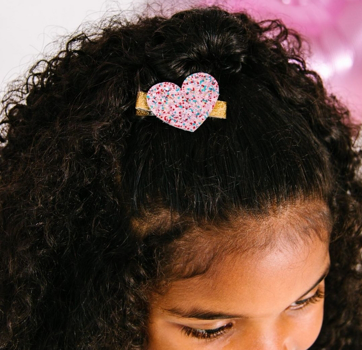 Confetti Heart Clip