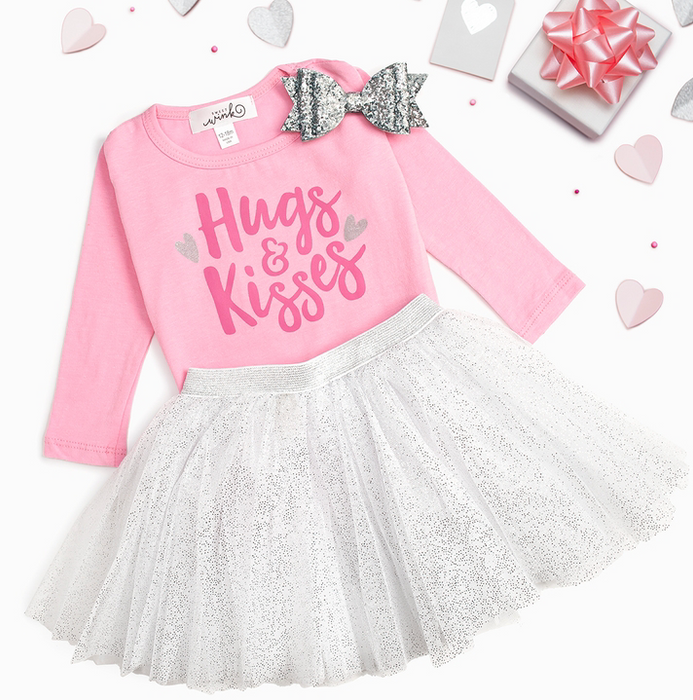 Hugs and Kisses Long Sleeve Bodysuit