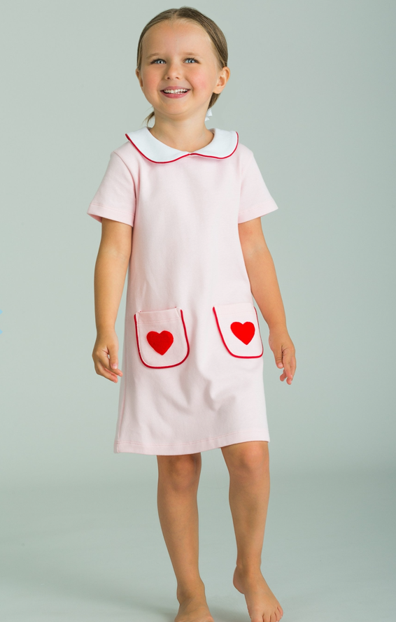 Hearts Applique Libby Dress
