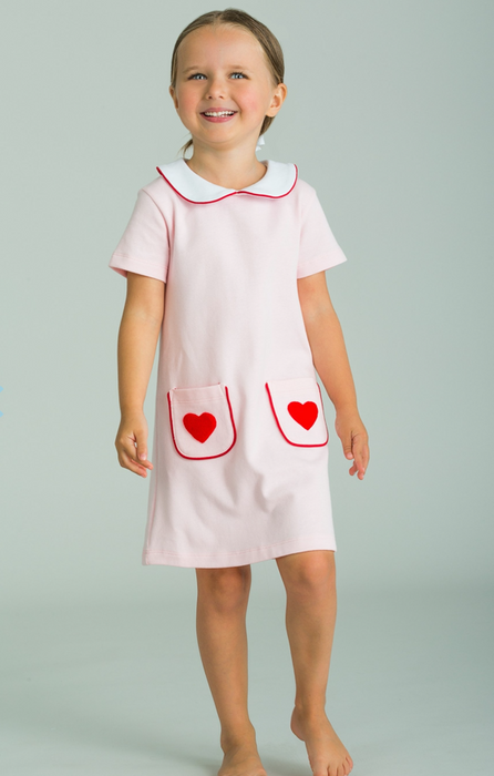 Hearts Applique Libby Dress