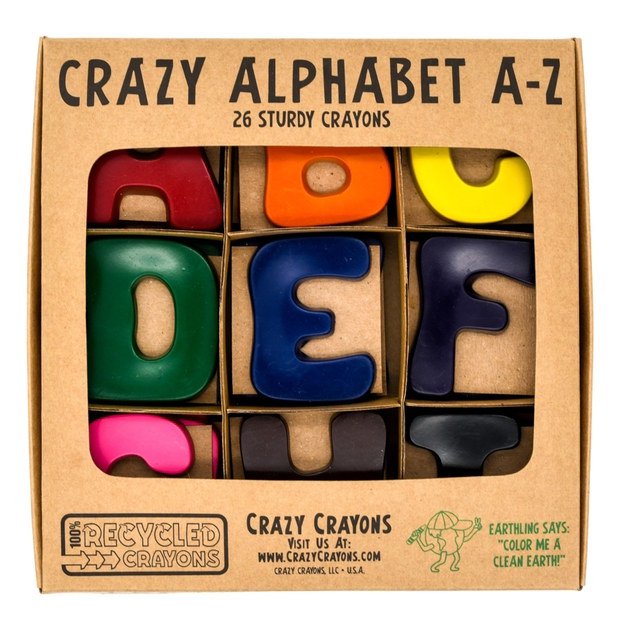 Alphabet Letters Crayon Set