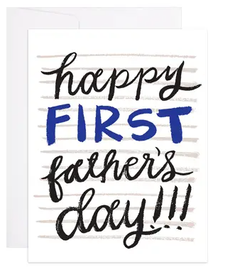 First Father's Day Card