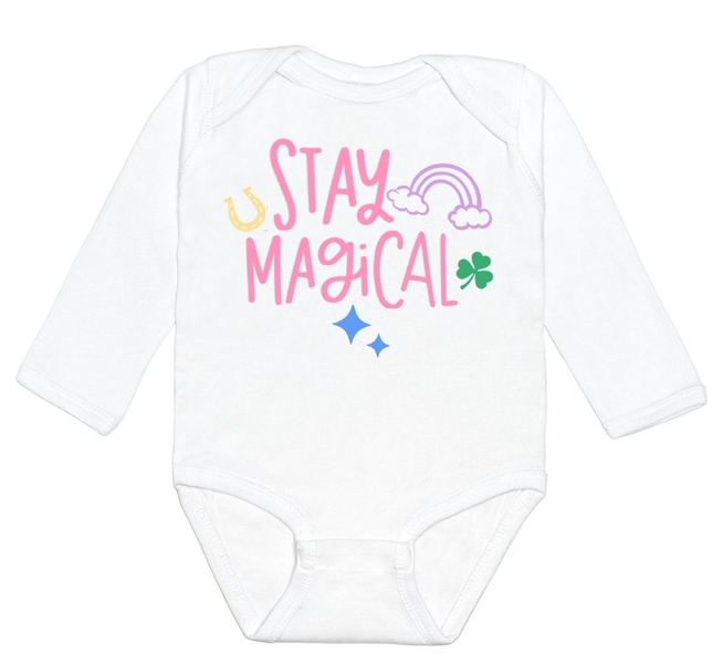 Stay Magical Long Sleeve Bodysuit