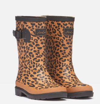 Tall Printed Welly | Leopard