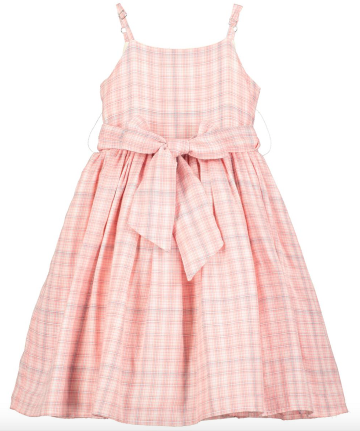 Jennie Dress | Coral Check