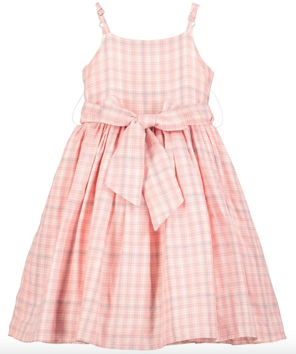 Jennie Dress | Coral Check