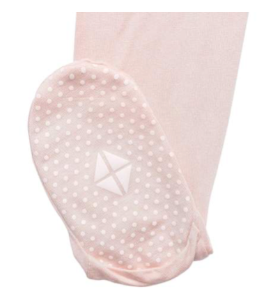 Kyte Zippered Footie | Blush