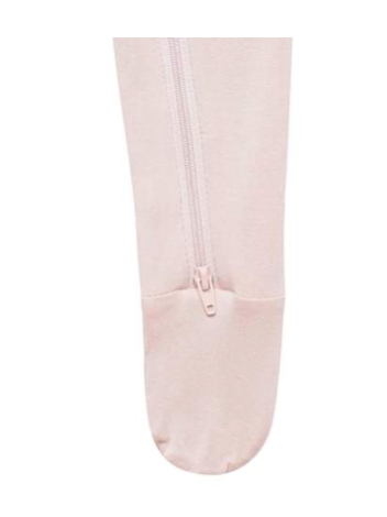 Kyte Zippered Footie | Blush