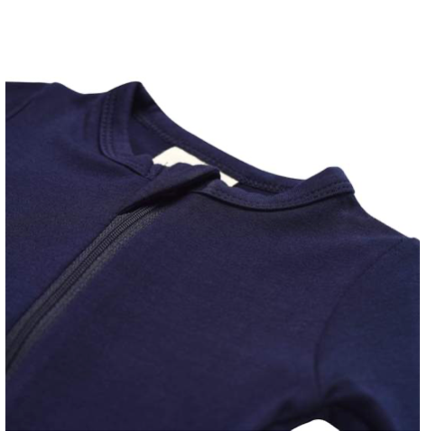 Kyte Zippered Footie | Navy